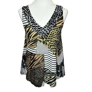 Lynn Ritchie Animal Print Blouse